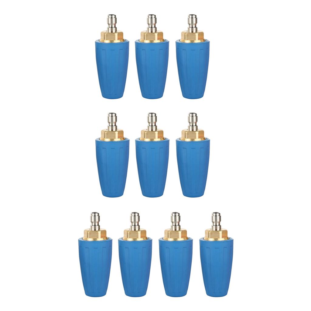 10x Pressure Washer Rotating Turbo Nozzle 1/4 Quick Connect Nozzle 4.0 GPM"