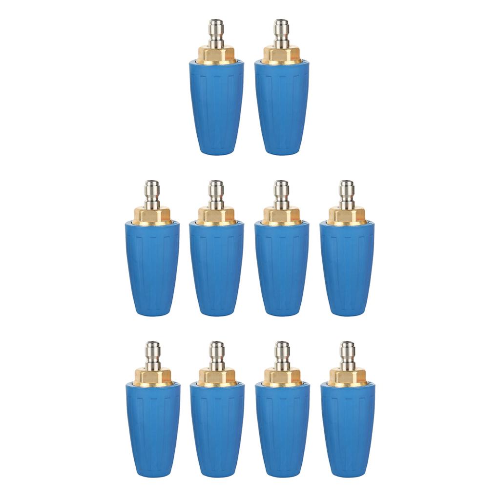 10x Pressure Washer Rotating Turbo Nozzle 1/4 Quick Connect Nozzle 4.0 GPM"