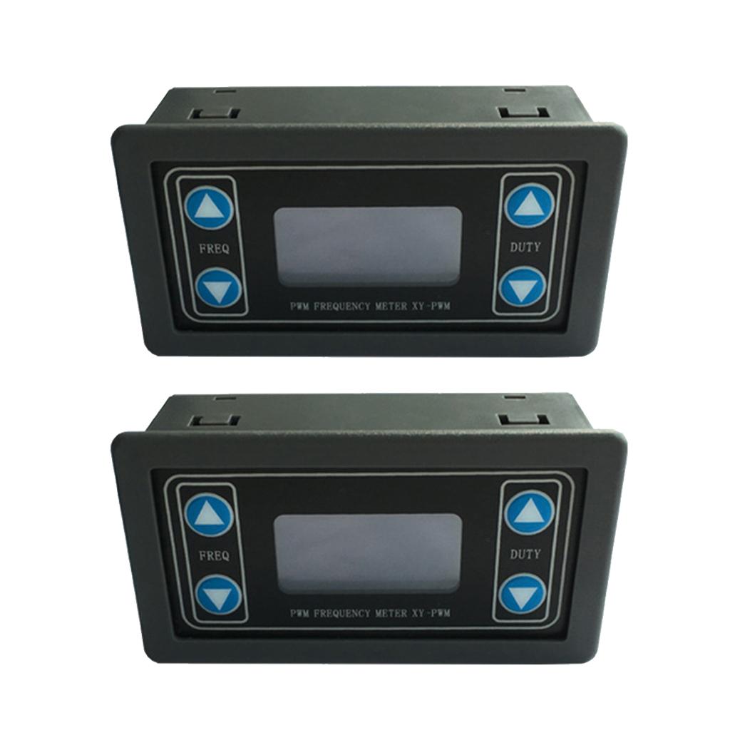 2pcs Signal Generator Adjustable PWM Pulse Frequency Duty Cycle with Shell