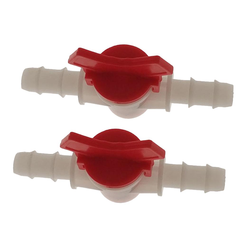 2PCS Flow Regulator Water Pump Straight Valve DIY Water Flow Switch 10mm
