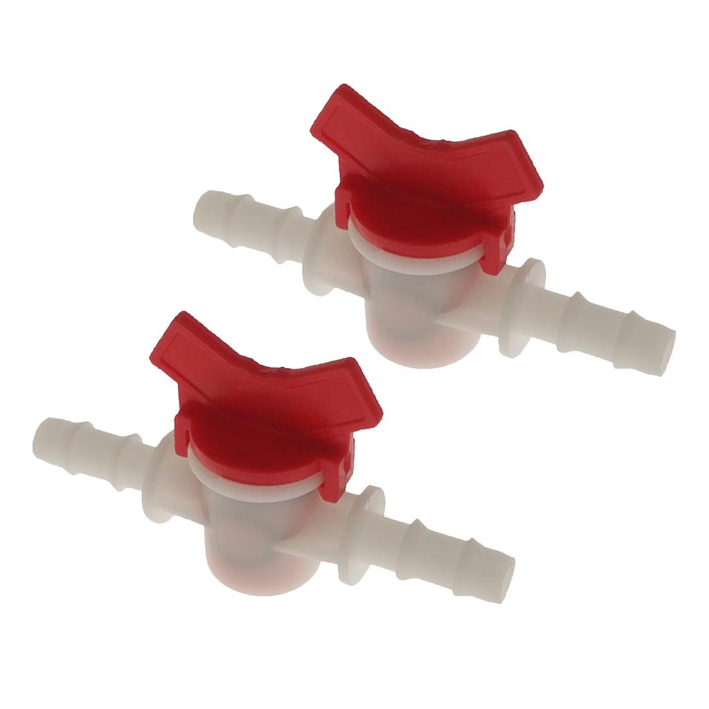 2PCS Flow Regulator Water Pump Straight Valve DIY Water Flow Switch 10mm