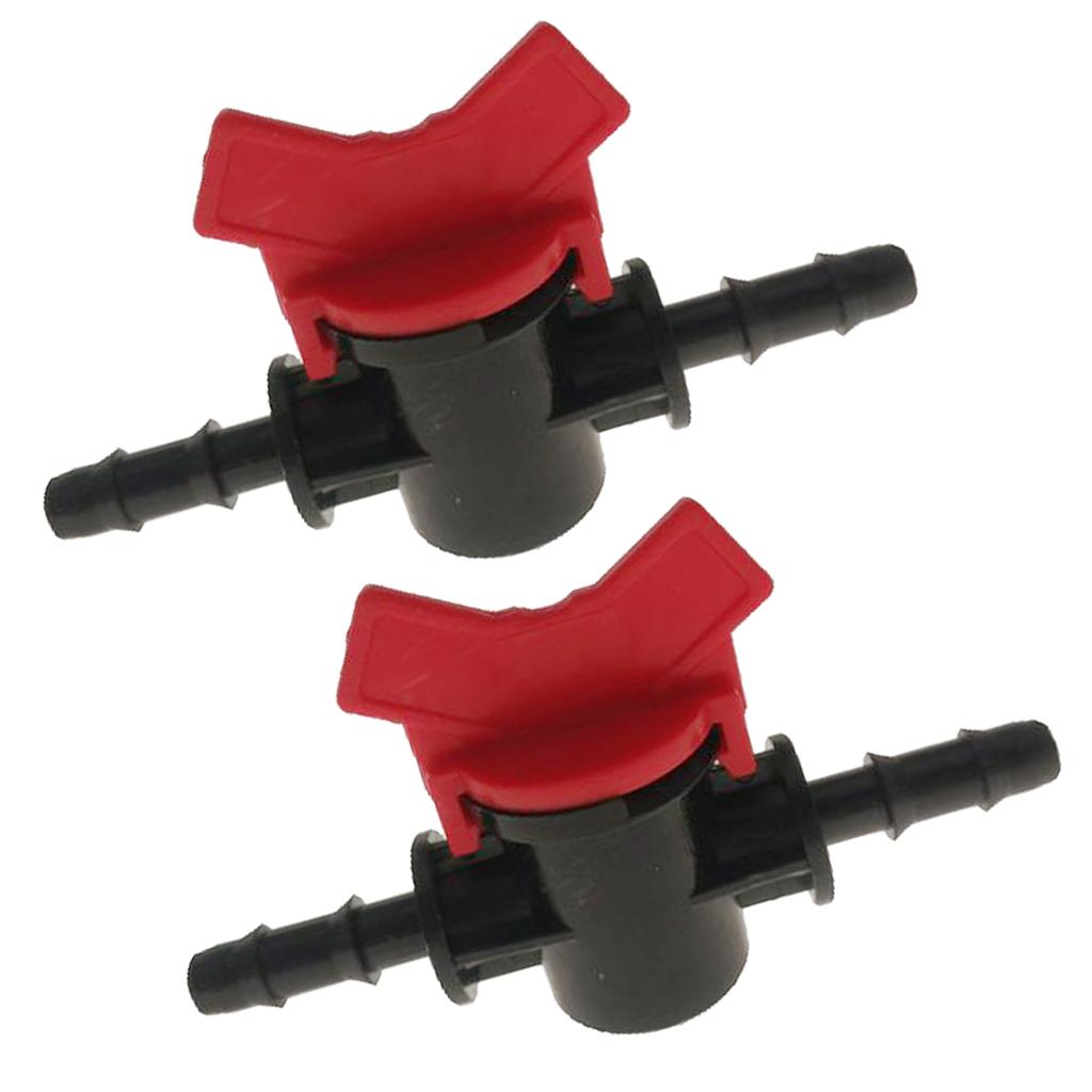 2PCS Flow Regulator Water Pump Straight Valve DIY Water Flow Switch 8mm