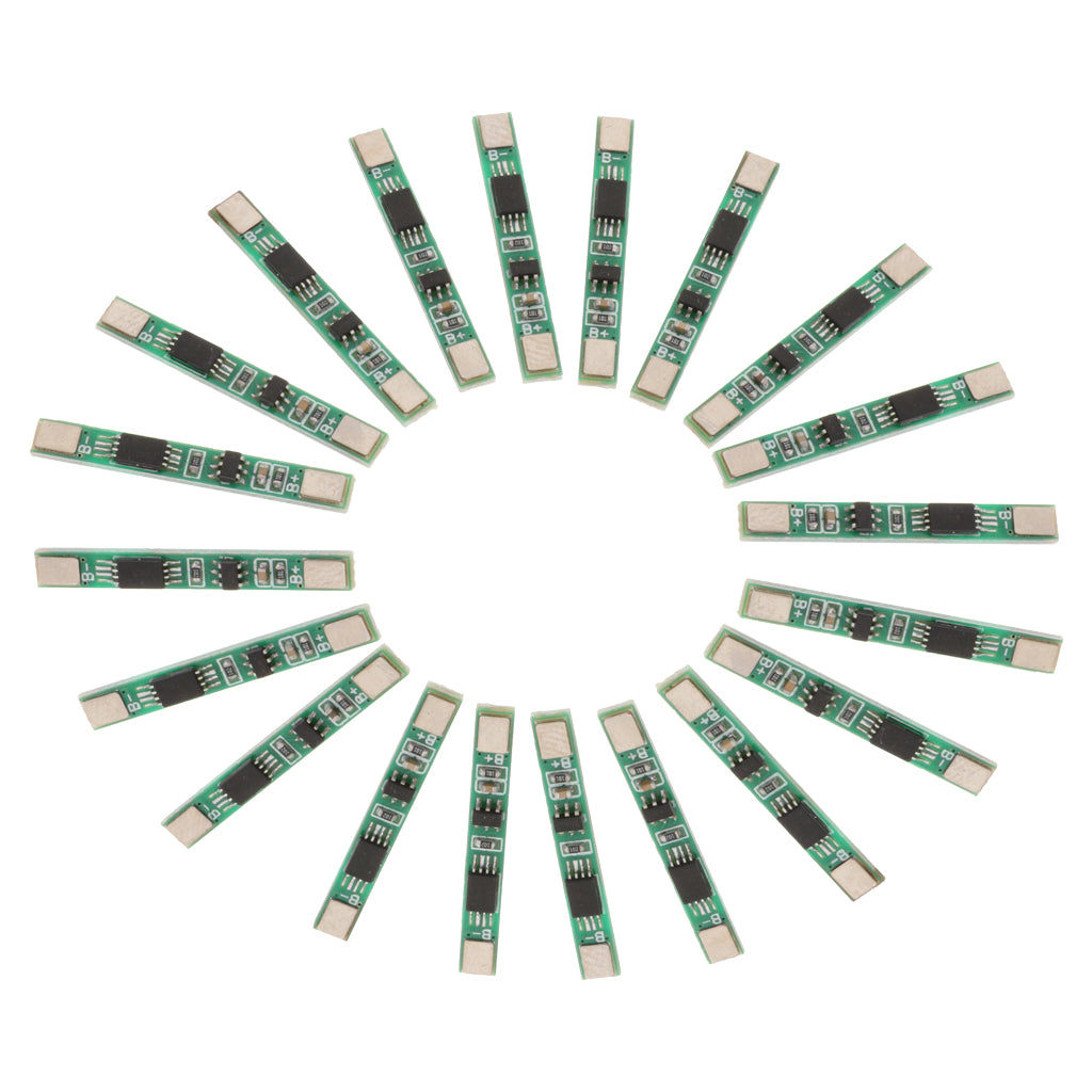20 pcs Battery Protection Board PCB / 3.7V Lithium Battery Protection Module