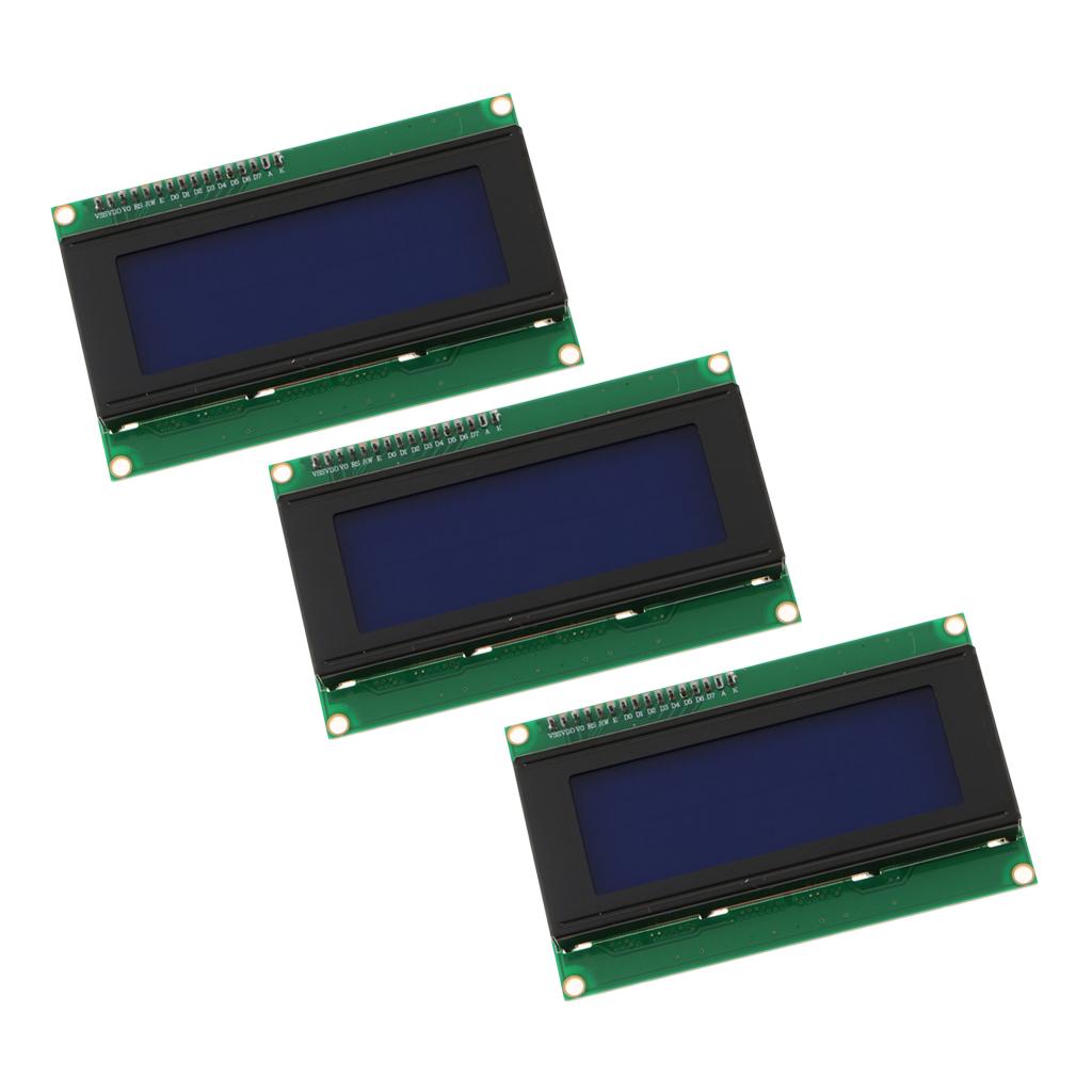 3PCS Blue Serial IIC/I2C 2004 20X4 Character LCD Module Display For
