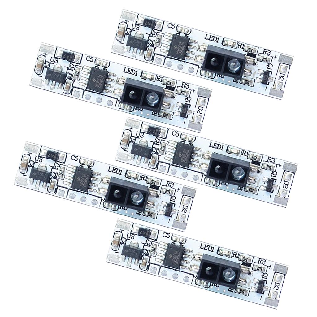 5PCS DC3-12V Short Distance Sweep Hand Sensor Switch Module F/Closet Cabinet