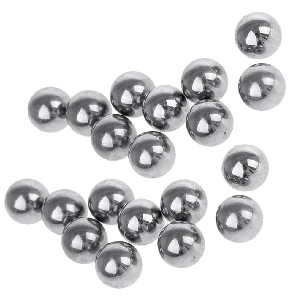 20Pcs 4.7/6.3 MM Bicycle Mountain Bike Hub Axis of Steel Ball Bearing 6.3mm