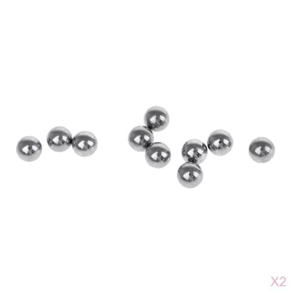 20Pcs 4.7/6.3 MM Bicycle Mountain Bike Hub Axis of Steel Ball Bearing 6.3mm