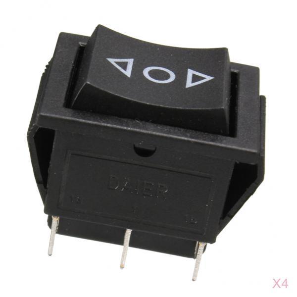 4x 6Pin Car On/Off/On Momentary Power Window Rocker Switch 250V/10A 125V/15A