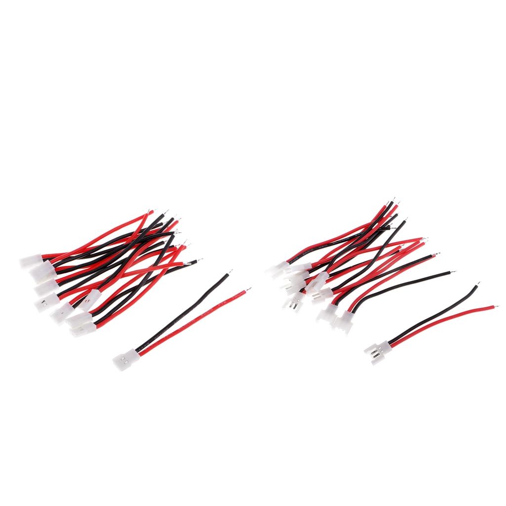 20Pcs 51005 Male/Female Silicone Charge Cable Wire for RC 3.7V Lipo Battery