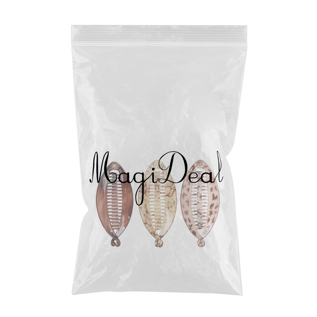 3Pcs Hair Claw Tail Fish Clip Comb Hairclip Grips Clamp Ladies Accessories