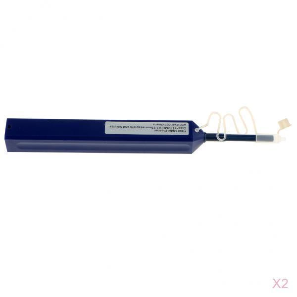 2x Fiber Optic Cleaner Endface Pen for 1.25mm LC/MU Connectors LC-125