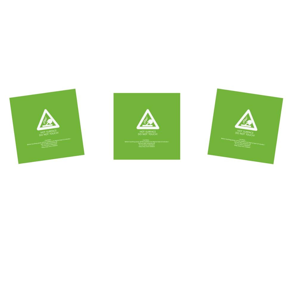 3Pcs 220x220mm Green Frosted Heated Bed Platform Sticker for 3D Printer