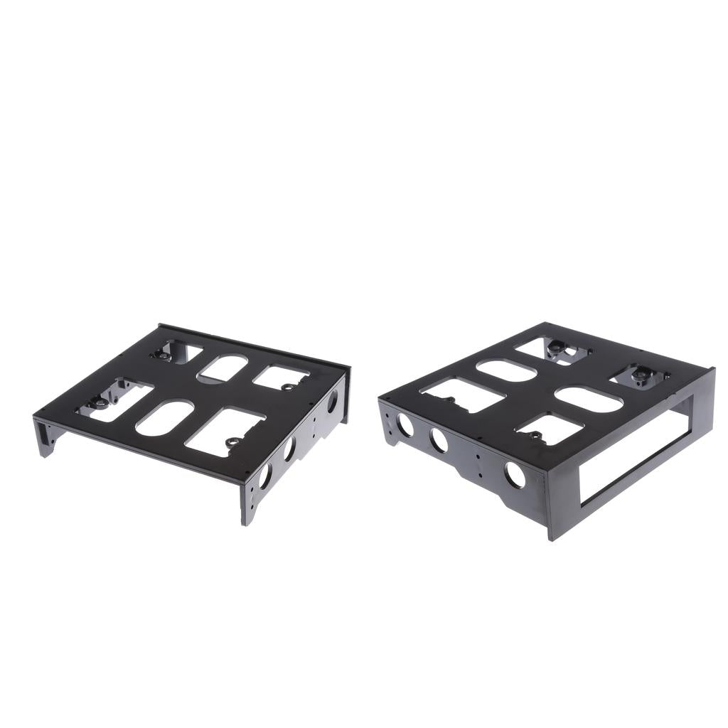 2Pcs 3.5'' to 2.5'' Desktop Drive Floppy Adapter Mounting Bracket Holder