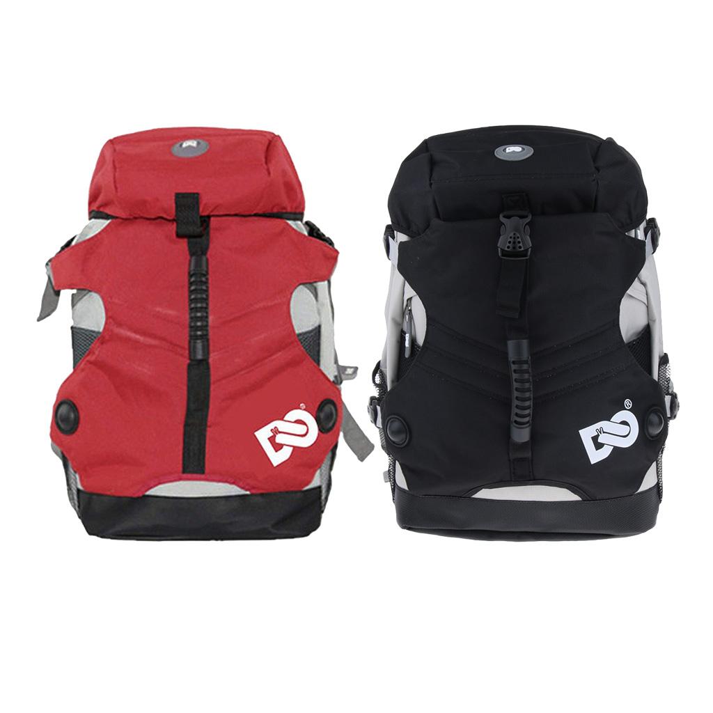 2pcs Skates Backpack Roller Inline Skating Shoes Holder Carrier Bag