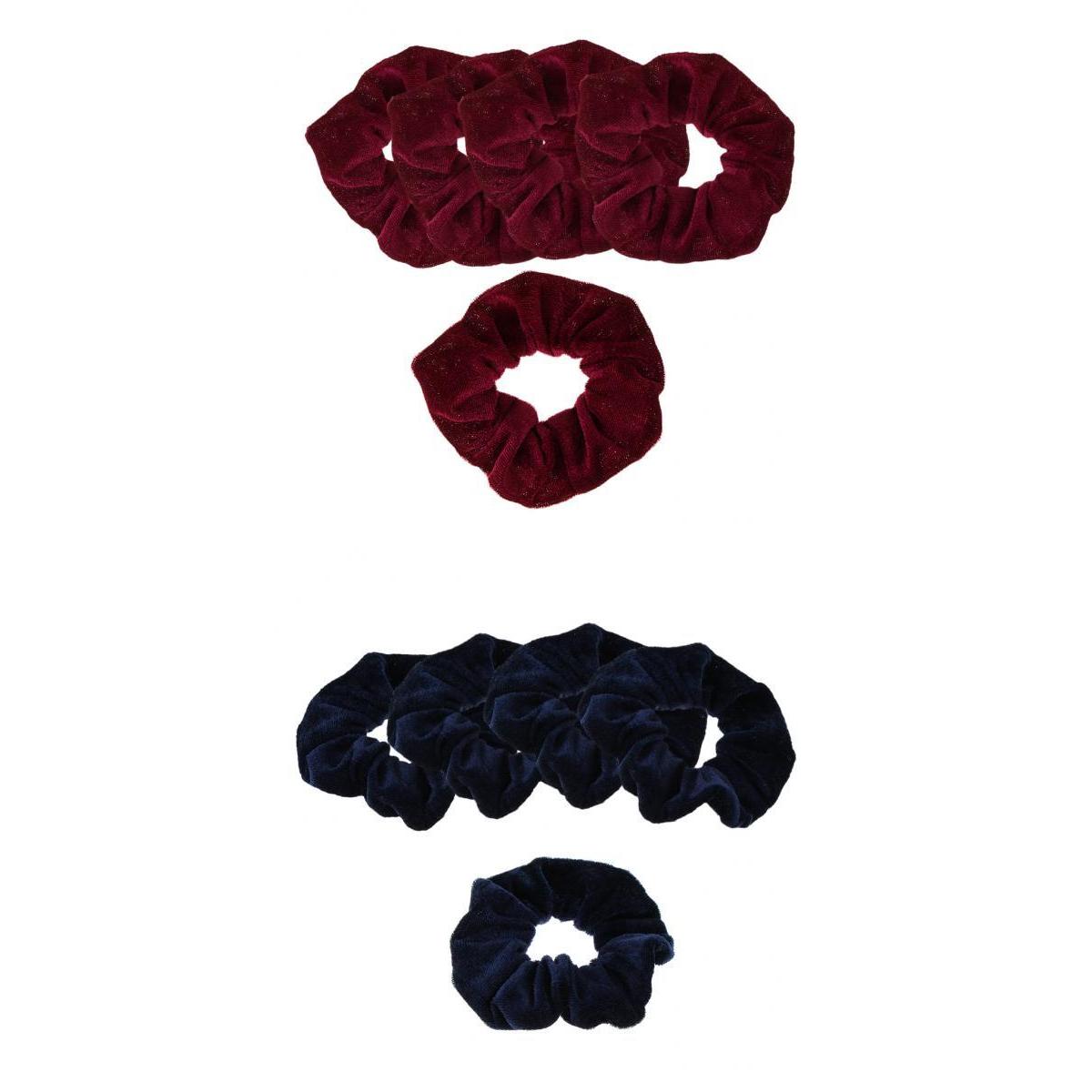 10x Velvet Hair Scrunchies Elastic Hair Band Soft Ponytail Holder Hair Ties