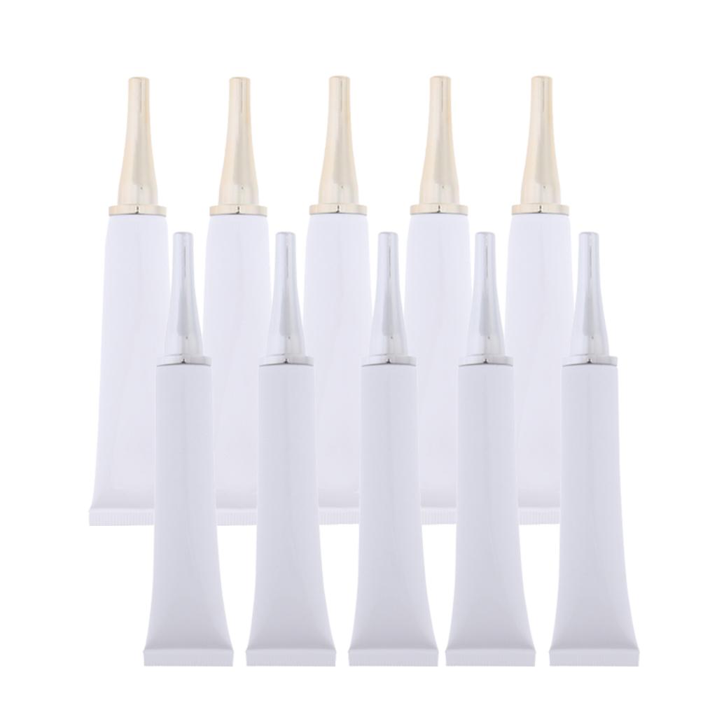 10X Empty Tube Bottle Makeup Sample Packing Jar fo Eye Cream Lotion Cleanser