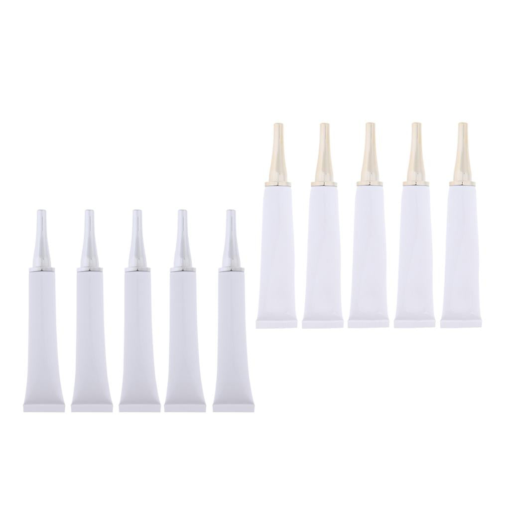 10X Empty Tube Bottle Makeup Sample Packing Jar fo Eye Cream Lotion Cleanser