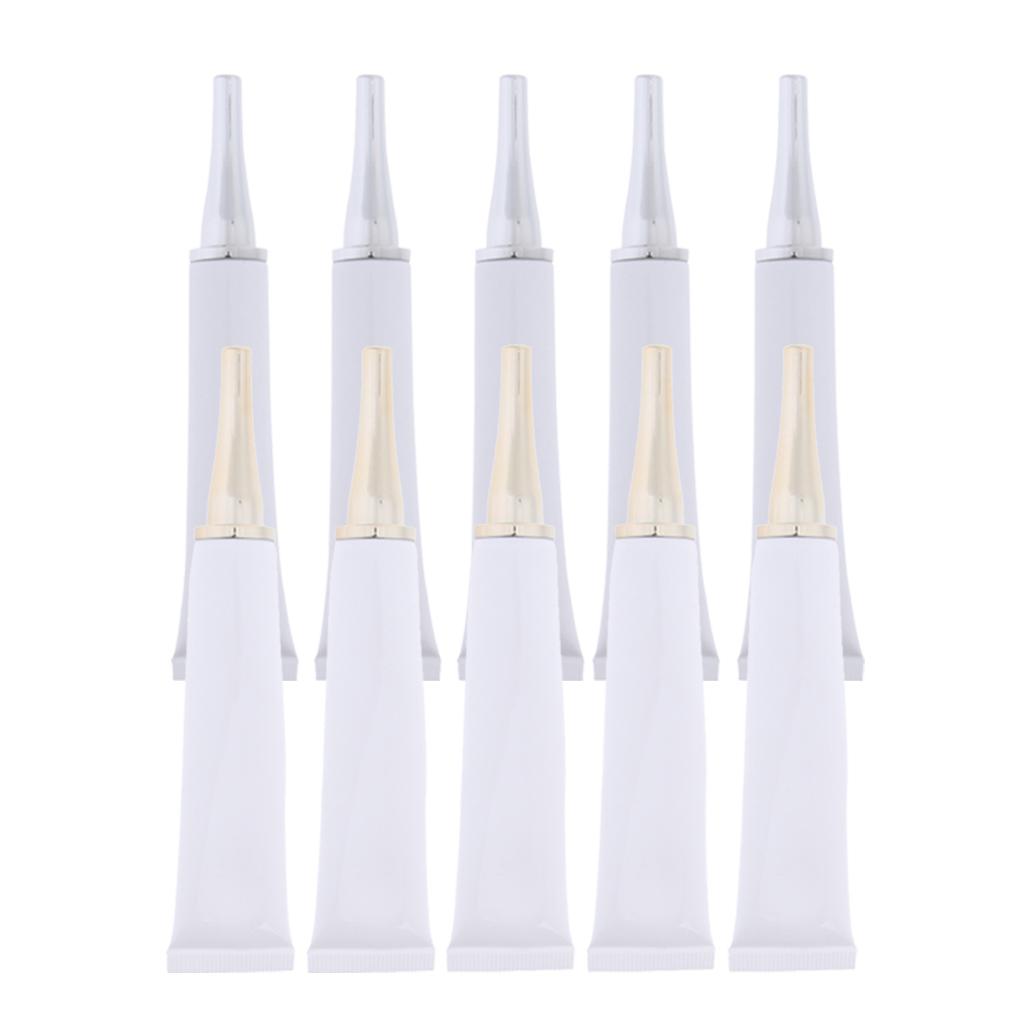 10X Empty Tube Bottle Makeup Sample Packing Jar fo Eye Cream Lotion Cleanser