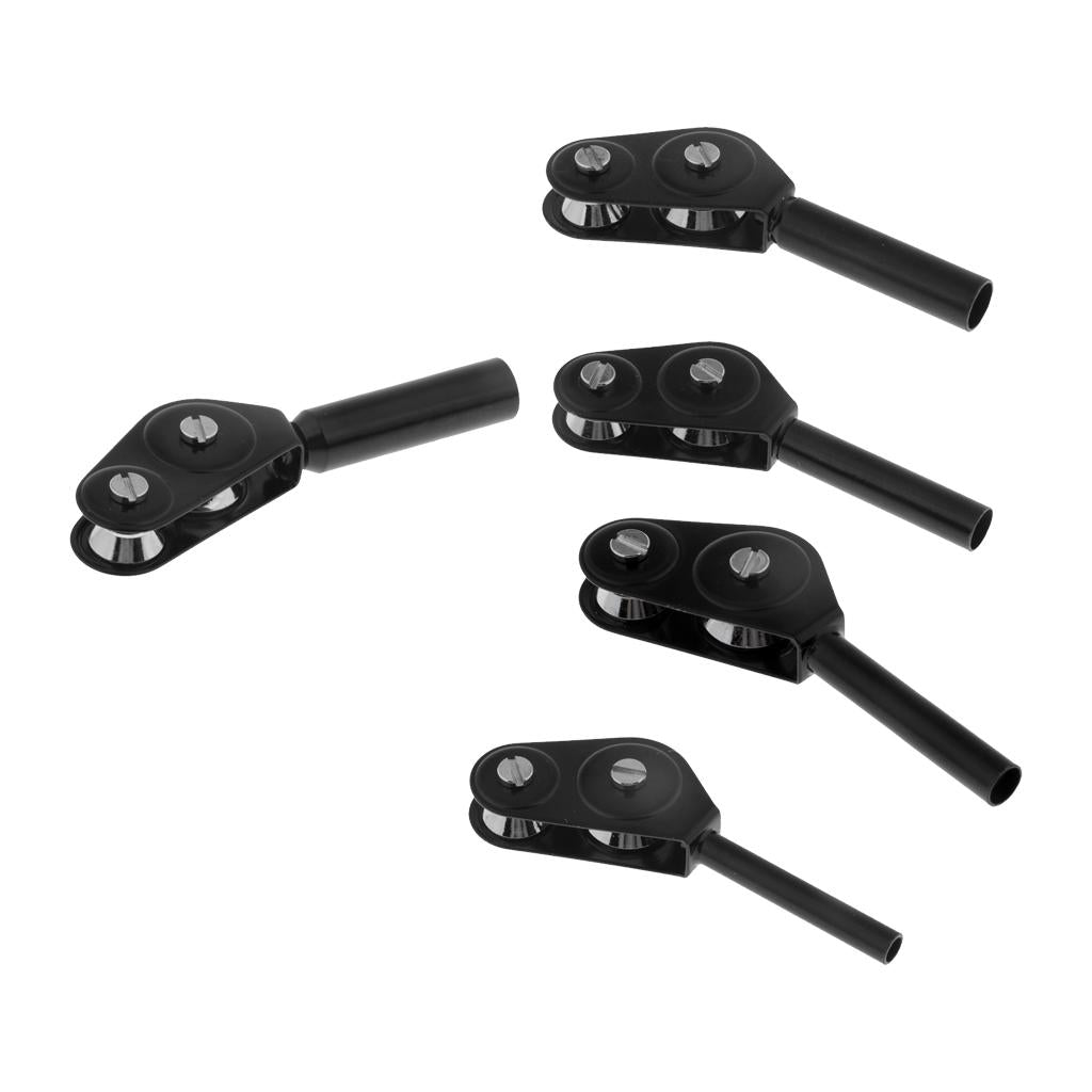 5pcs Fishing Rod Guide Roller Stainless Steel Tip Top Bearing Boat Trolling