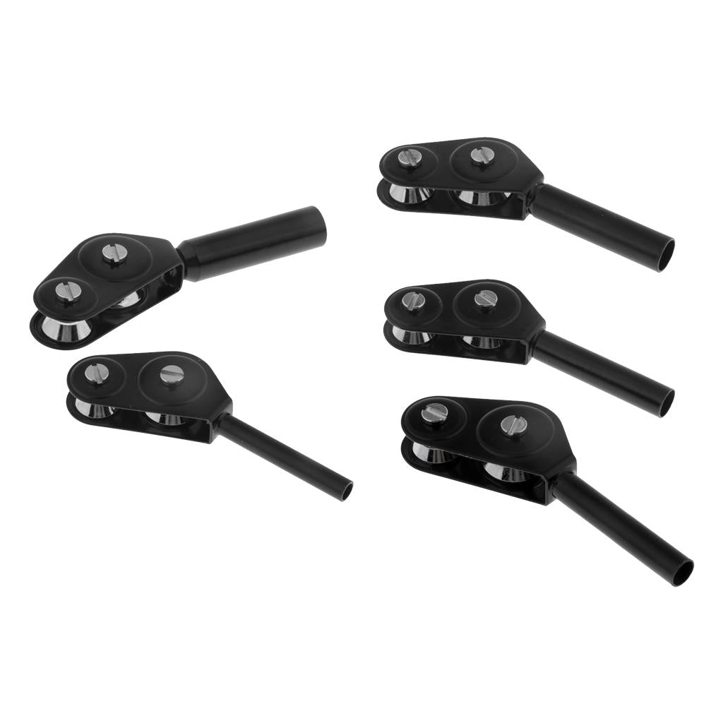 5pcs Fishing Rod Guide Roller Stainless Steel Tip Top Bearing Boat Trolling