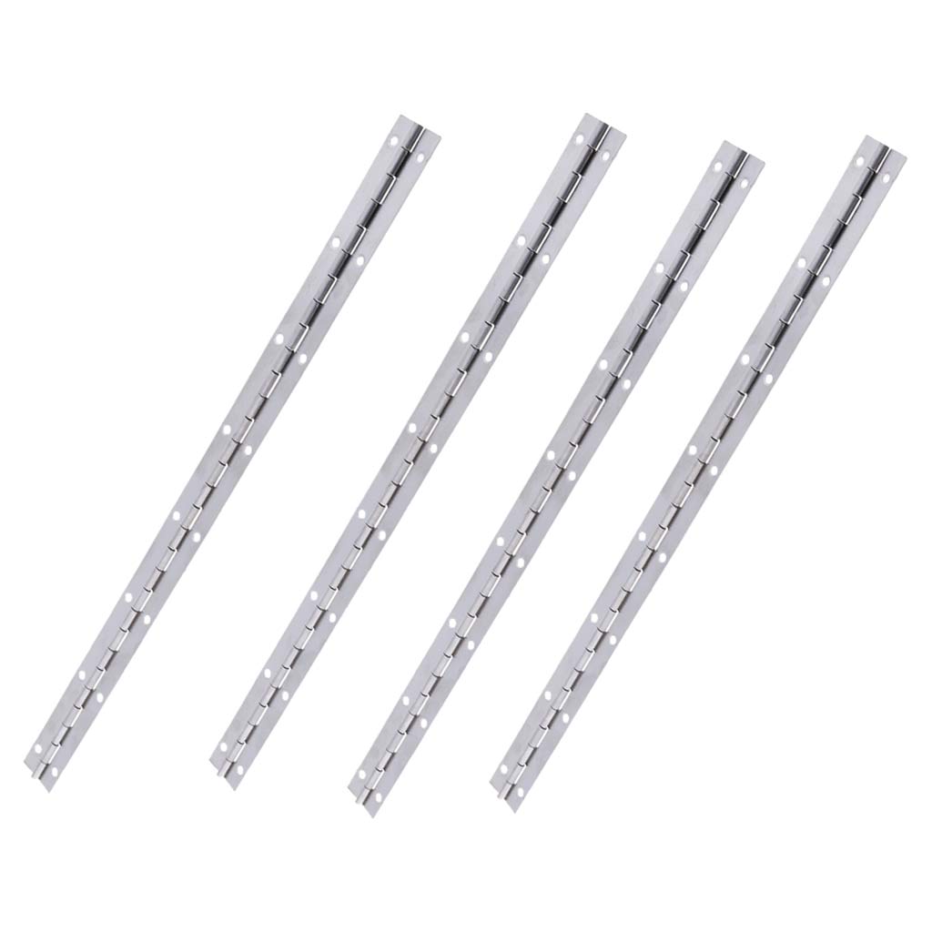 4pcs 15''x1'' Boat Piano Hinge Stainless Marine Deck & Cabin Hardware Single