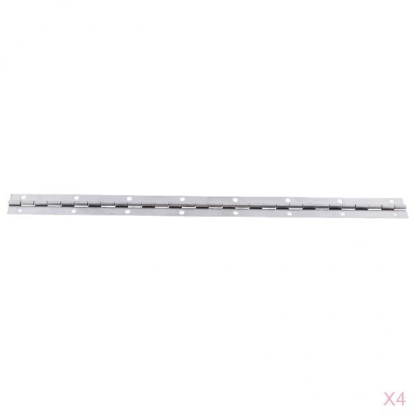 4pcs 15''x1'' Boat Piano Hinge Stainless Marine Deck & Cabin Hardware Single