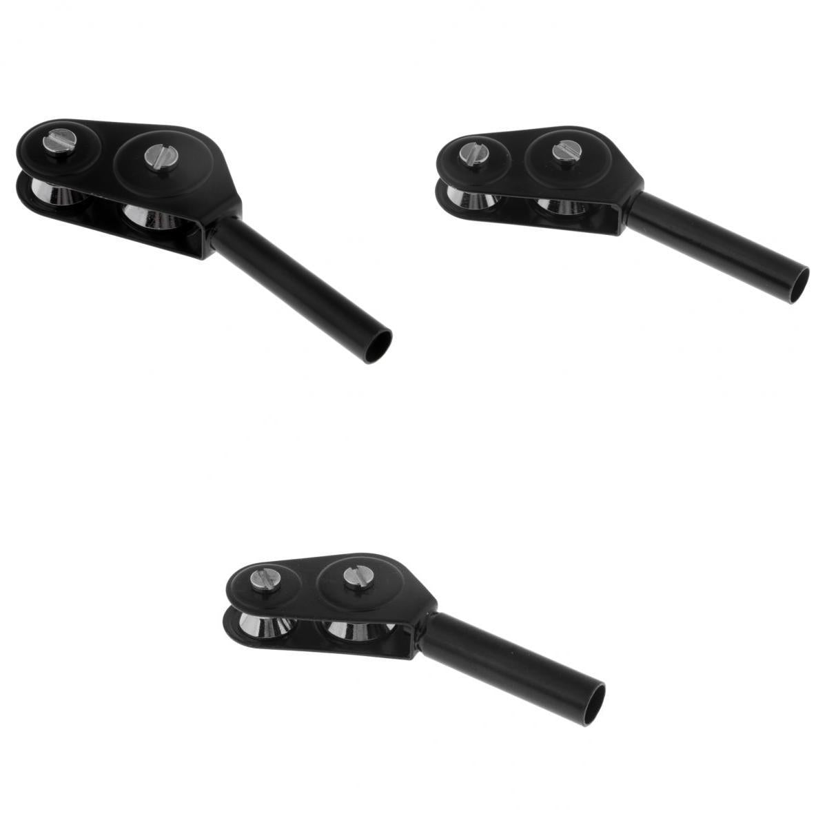3pcs Fishing Rod Guide Roller Stainless Steel Tip Top Bearing Boat Trolling