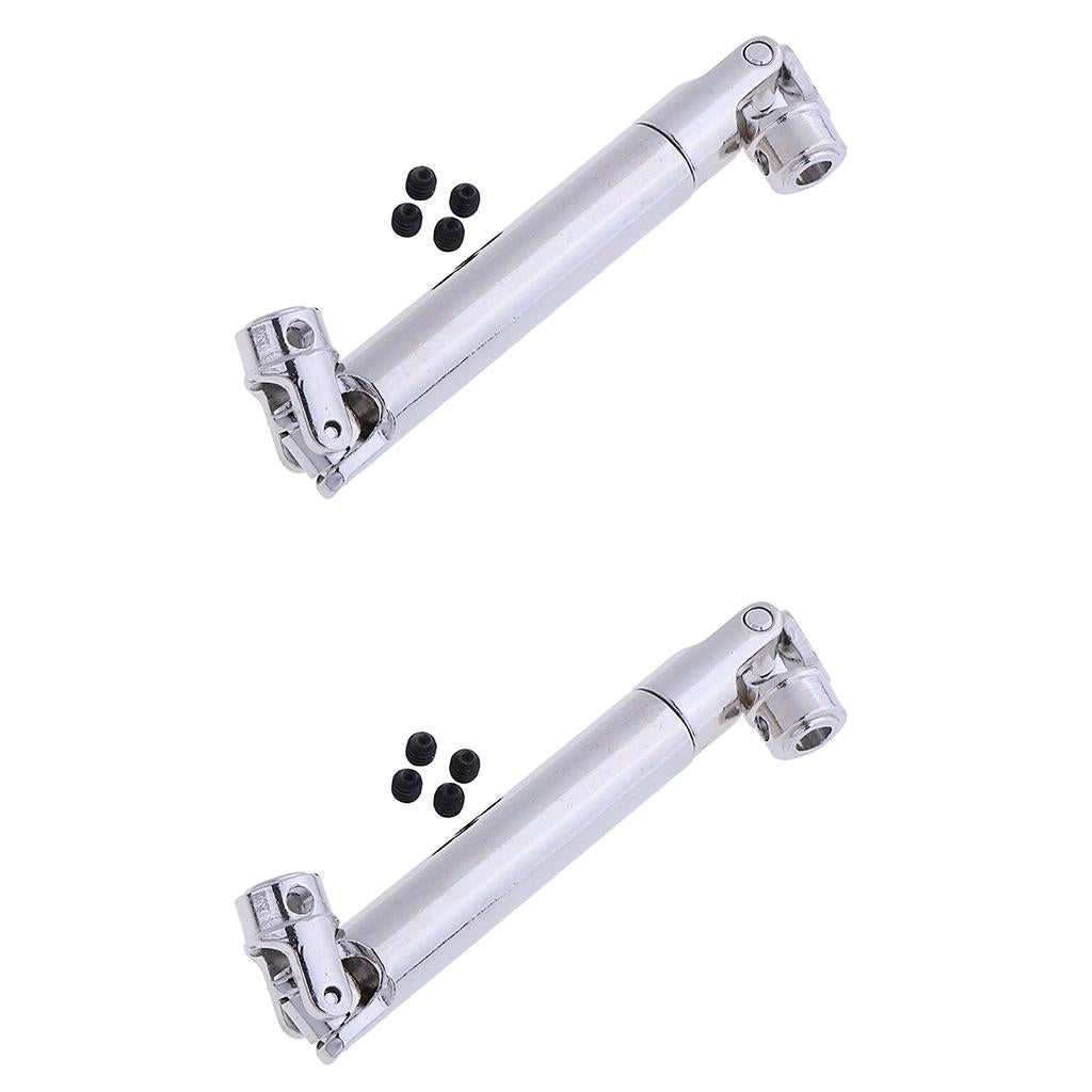 2Pcs Universal CVD Drive Shaft 110-155mm for 1/10 Axial SCX10 D90 RC Car DIY