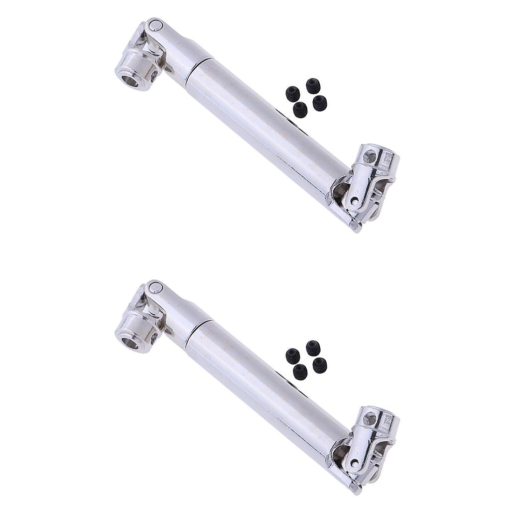 2Pcs Universal CVD Drive Shaft 110-155mm for 1/10 Axial SCX10 D90 RC Car DIY