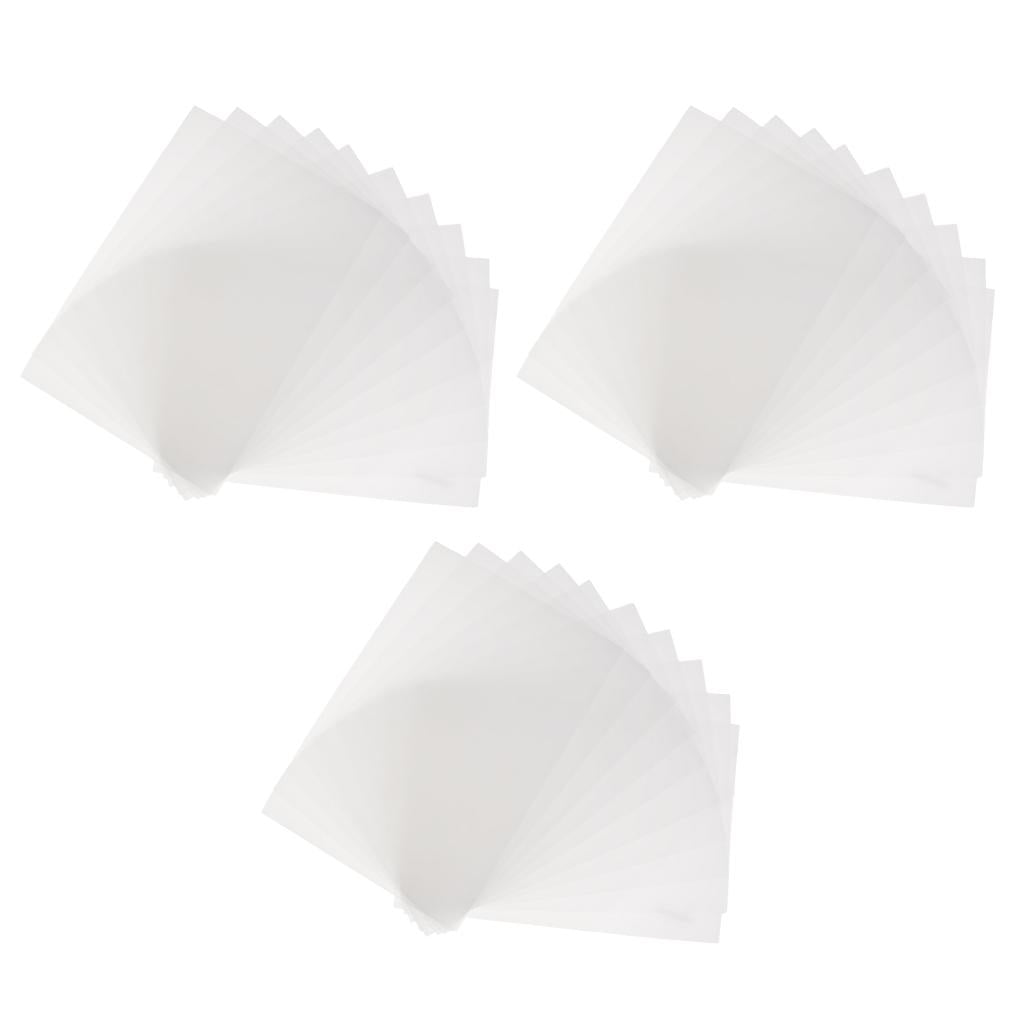 30 Pieces Clear Shrink Film Sheets Shrinkable Paper for Crafts Fine Polish