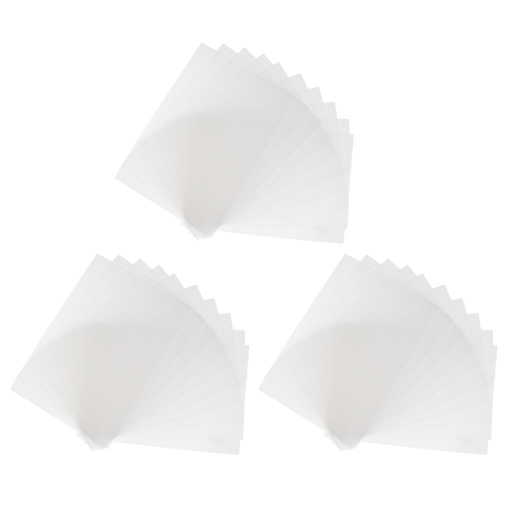 30 Pieces Clear Shrink Film Sheets Shrinkable Paper for Crafts Fine Polish