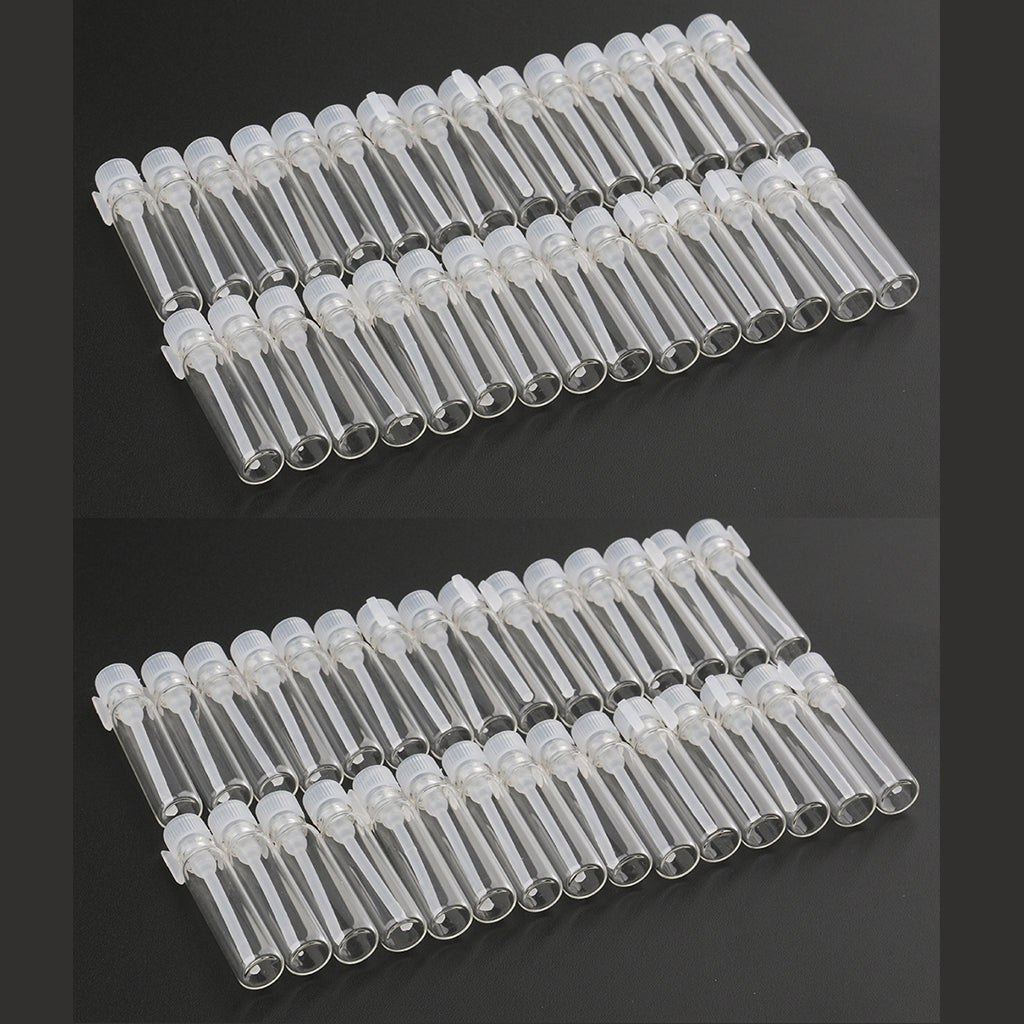 60X Mini Empty Perfume Trial Bottle Sample Vial Essential Oil Jar Cannings