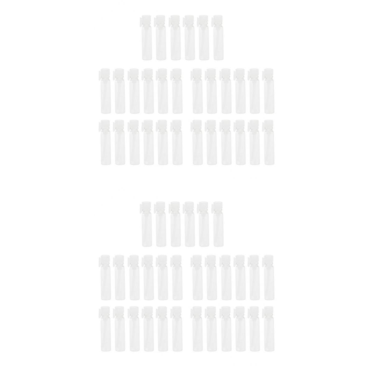 60X Mini Empty Perfume Trial Bottles Sample Vials Essential Oil Jar Cannings