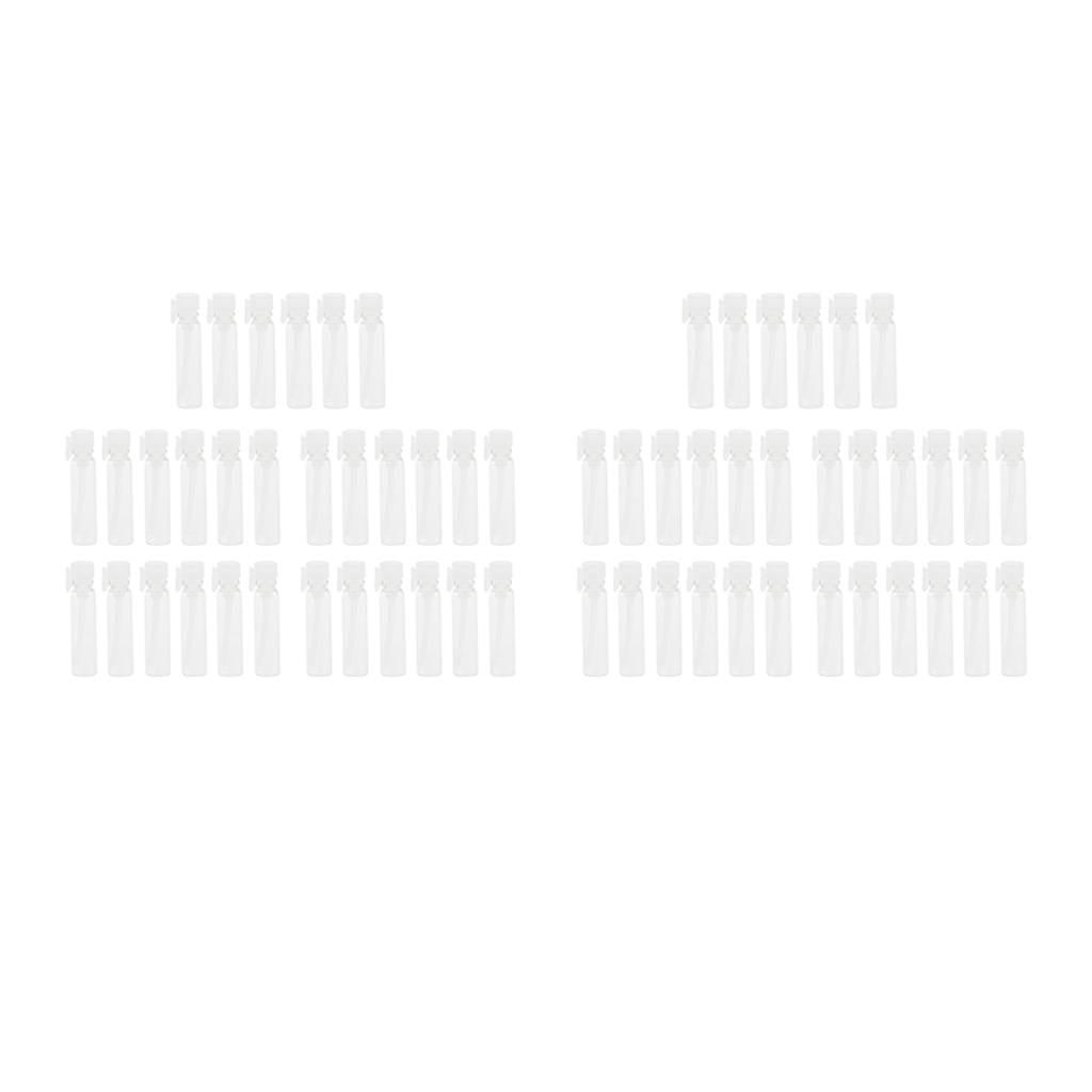 60X Mini Empty Perfume Trial Bottles Sample Vials Essential Oil Jar Cannings