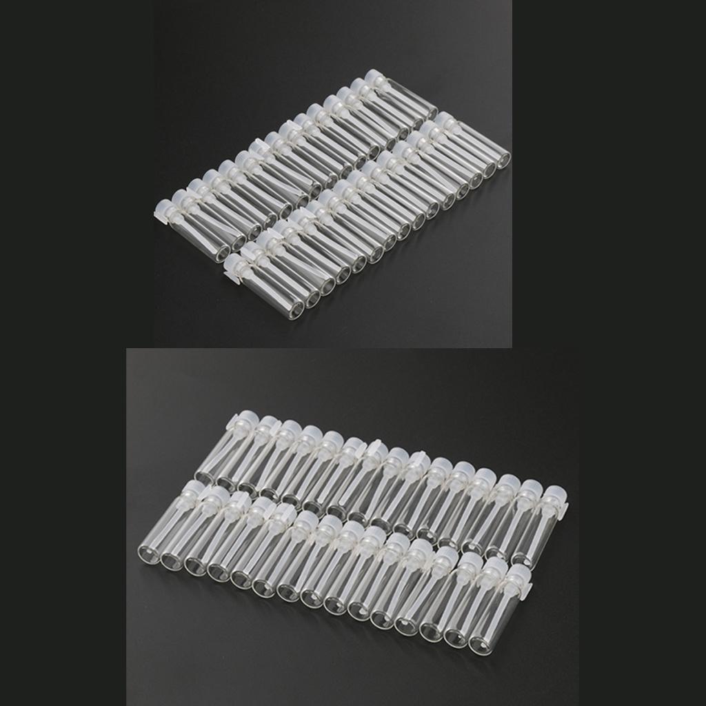 60X Mini Empty Perfume Trial Bottles Sample Vials Essential Oil Jar Cannings