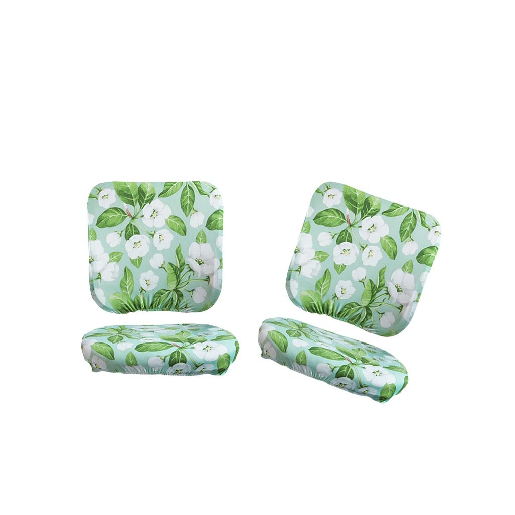 2xRemovable Stretchable Soft Slipcover Office Computer Chair Covers Style_6