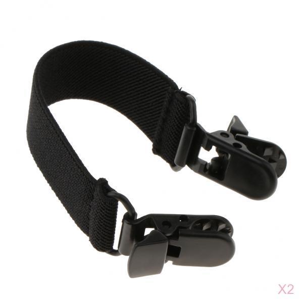 4pcs Women Elastic Boot Straps Pant Stirrups with Extra Heavy Sturdy Clip
