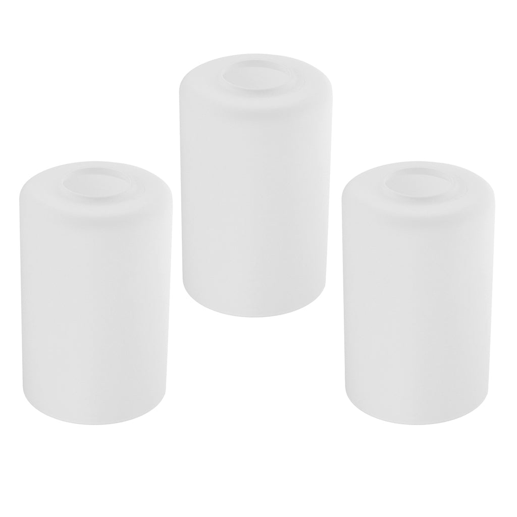 3Pcs Cylindrical Ceiling Light Shade Pendant Lampshade Fixture Dia. 10cm