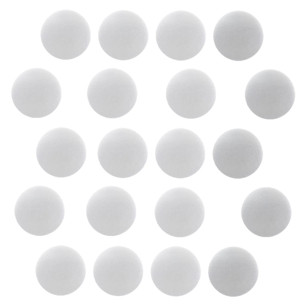 20 Pieces Round Solid Polystyrene Styrofoam Foam Ball for Wedding Decoration