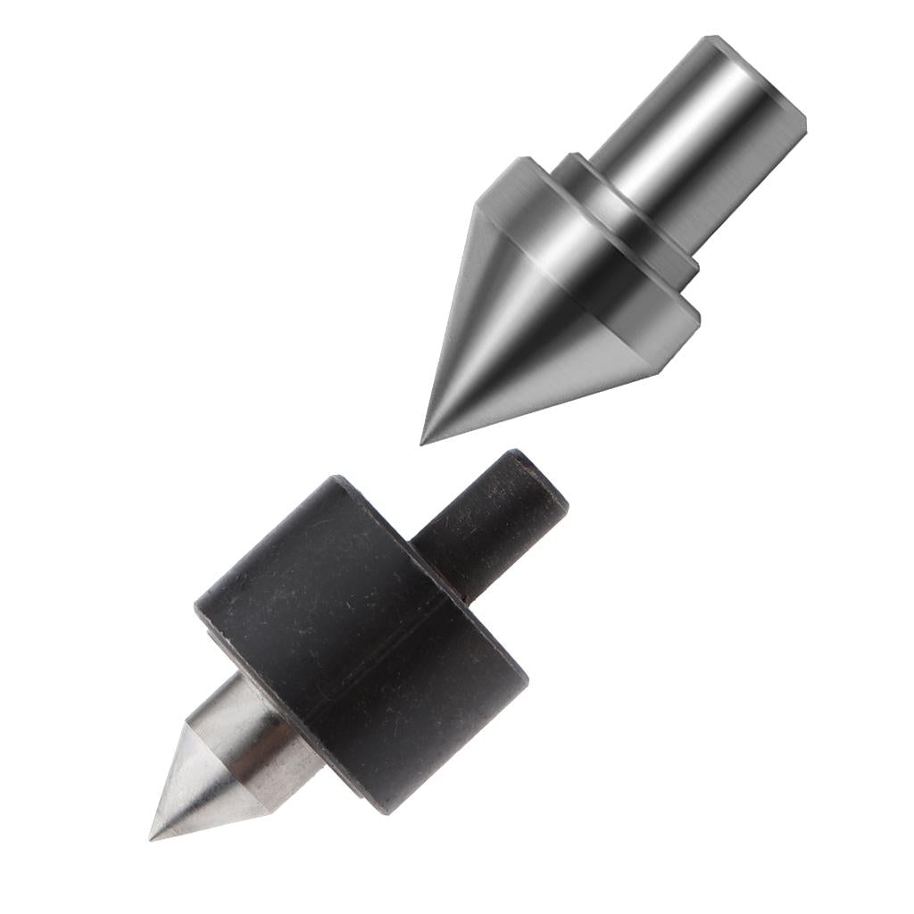 2Pcs Lathe Tailstock Center Thimble And Drill Chuck Adapter