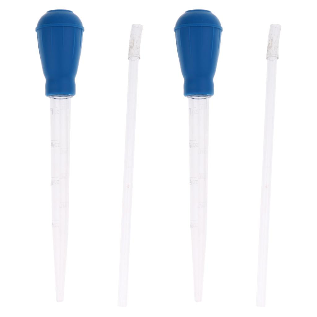 2x Helpful Aquarium Clean Pipette Dropper Fish Tank Cleaner Coral Feeder