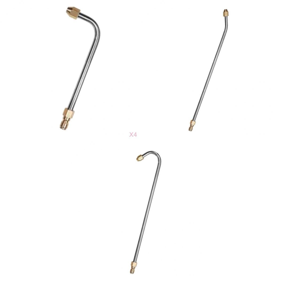 6Pcs Pressure Washer Nozzle Angled Lance Spray Wand 1/4'' Quick Release