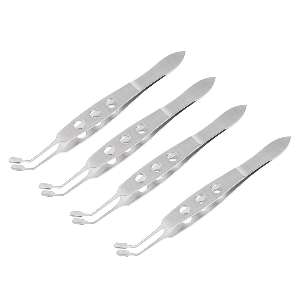 4Pcs Meibomian Gland Expressor Forceps for Compressing Eyelid Gentle Paddle