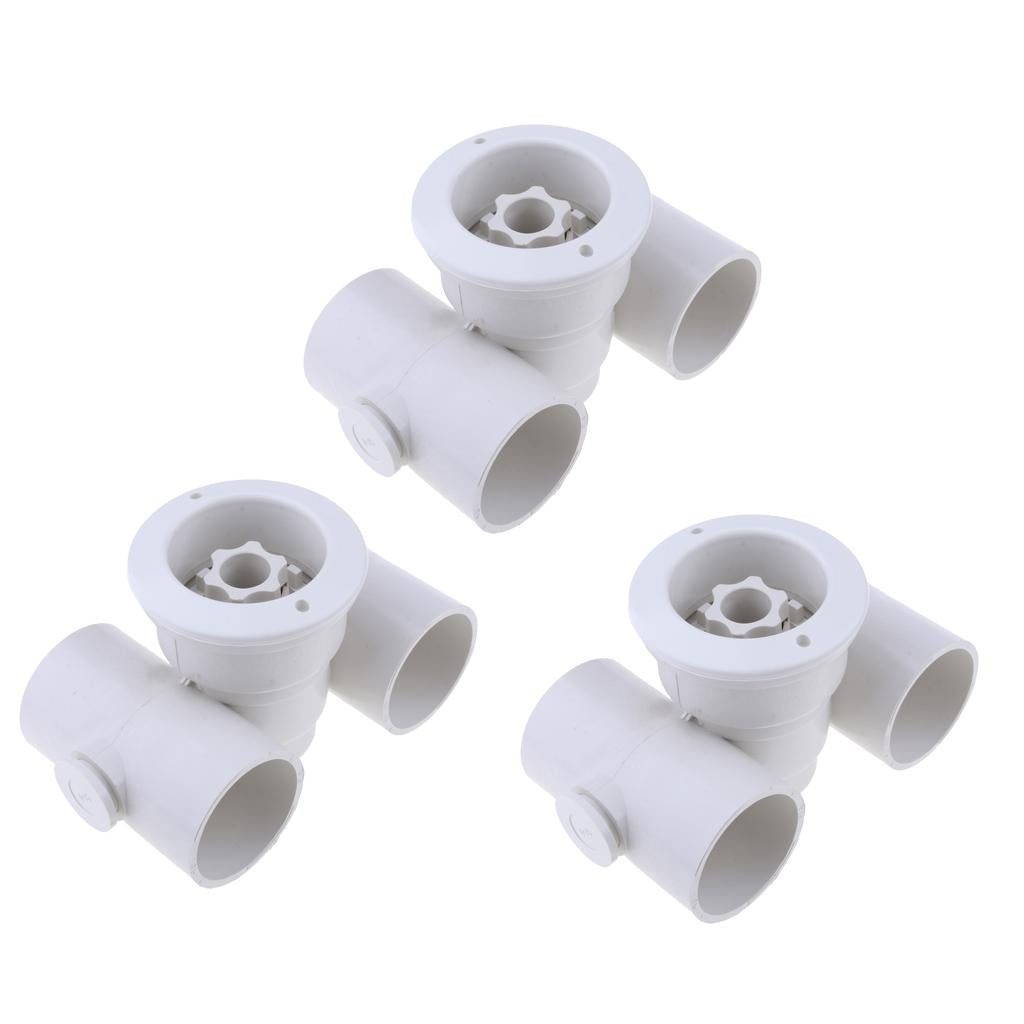 3x Durable Plastic Swimming Pool Massage Nozzle Pool Accessory Big Power Jet