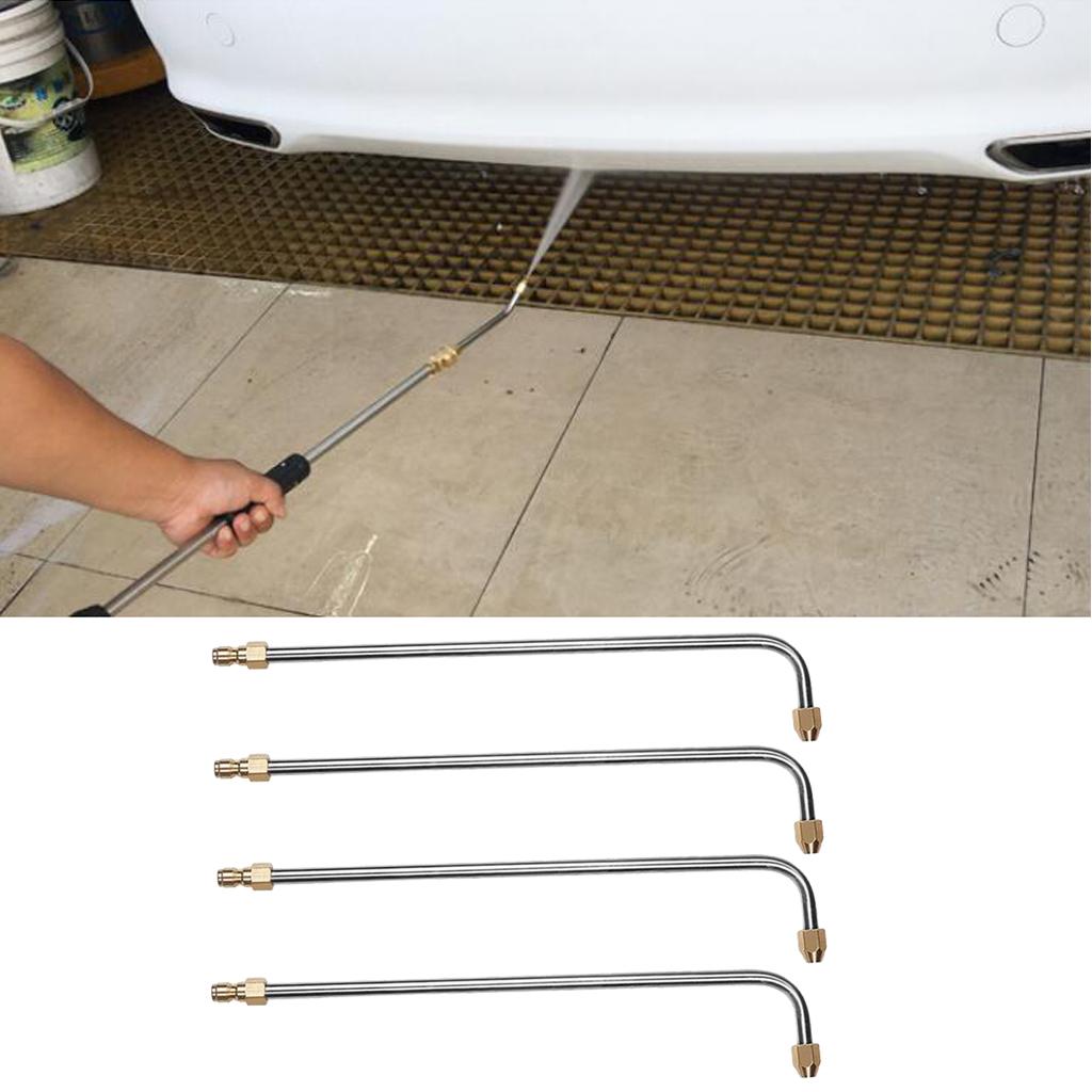4x Pressure Washer Lance Spray Wand Angled Lance Extension 3600psi 90 Degree