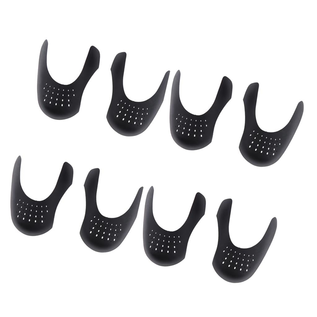4 Pairs Black Protector Toe Box Decreaser Insert Anti