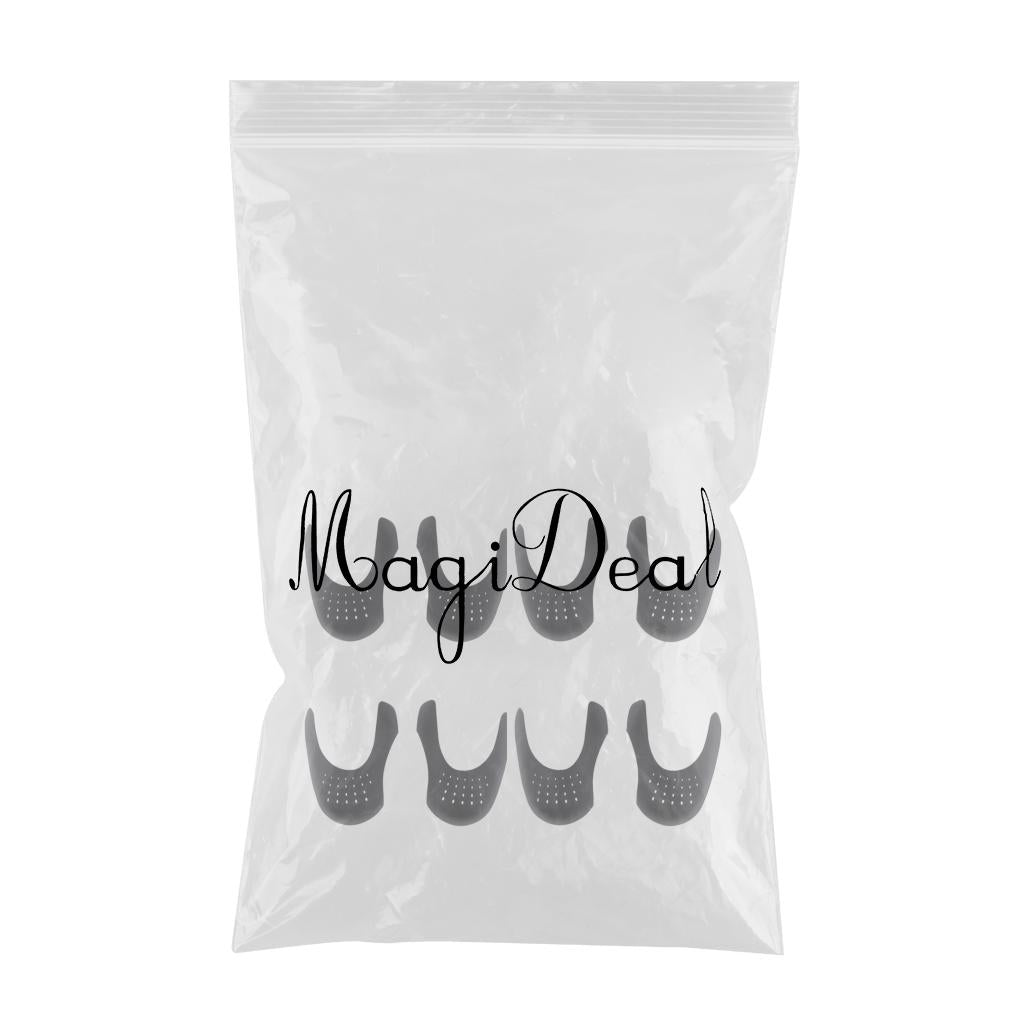 4 Pairs Black Protector Toe Box Decreaser Insert Anti