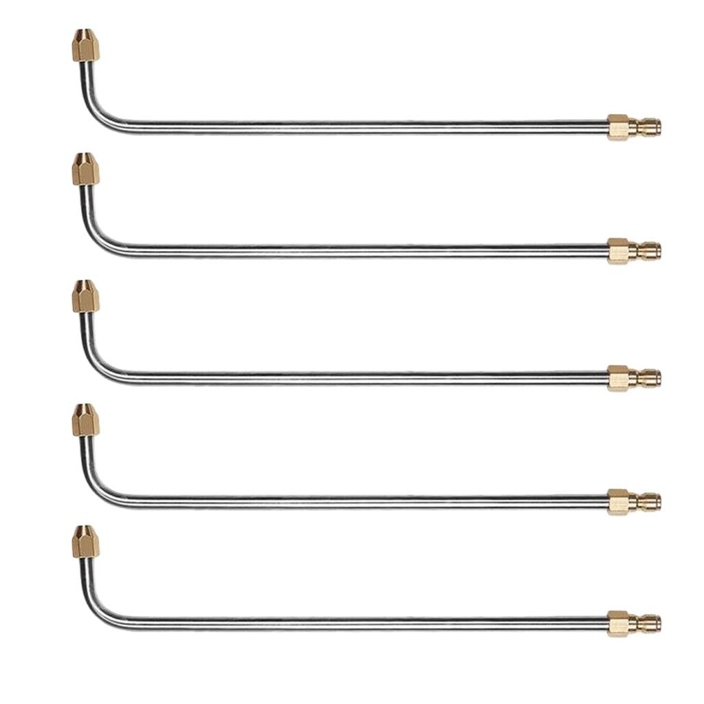 5x Pressure Washer Lance Spray Wand Angled Lance Extension 3600psi 90 Degree