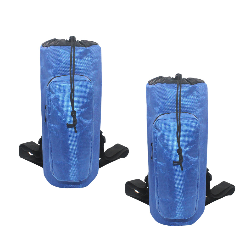 2x Waterproof Shockproof Oxygen Cylinder Tank Holder Backpack Bag Adjustable