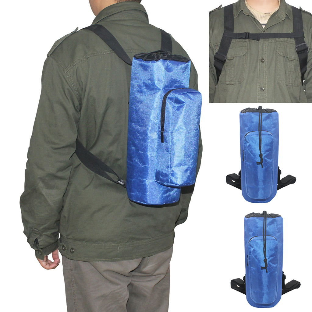 2x Waterproof Shockproof Oxygen Cylinder Tank Holder Backpack Bag Adjustable